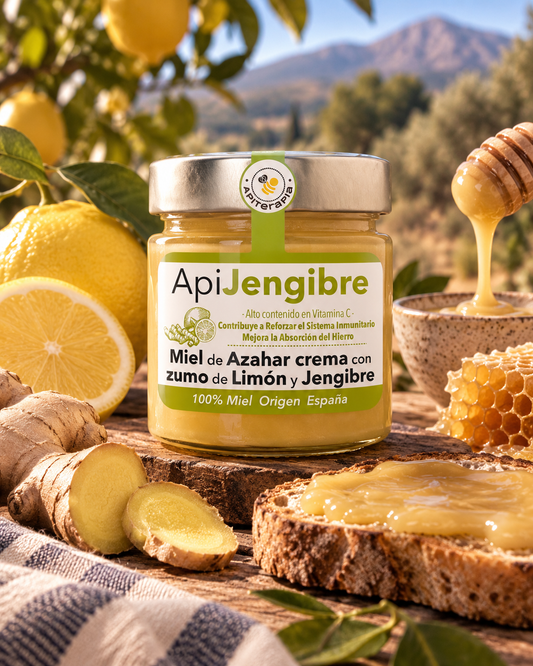 Miel Api-Jengibre