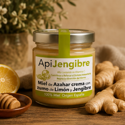 Miel Api-Jengibre