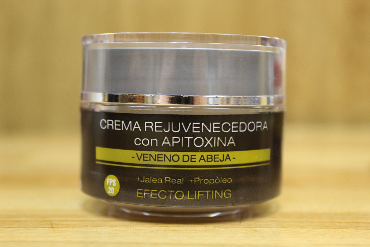 Crema Facial Rejuvenecedora con Apitoxina